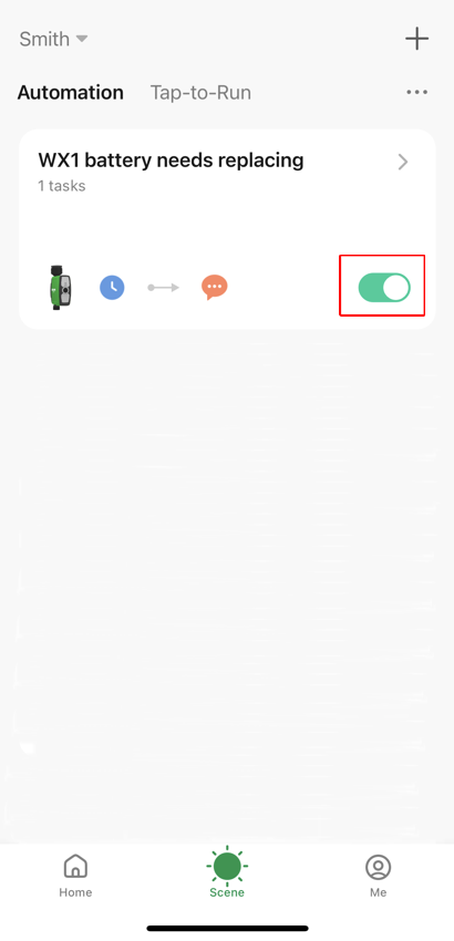 Scene screen